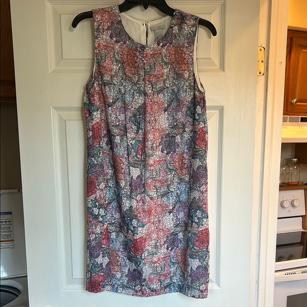 H&M Floral Sleeveless Shift Dress